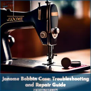 how to put the bobbin case back in janome