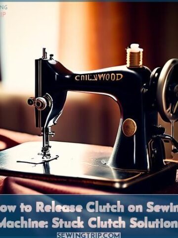how to release clutch on sewing machine