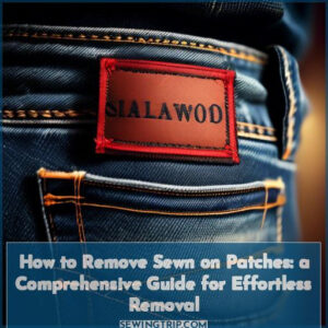 how to remove sewn on patches