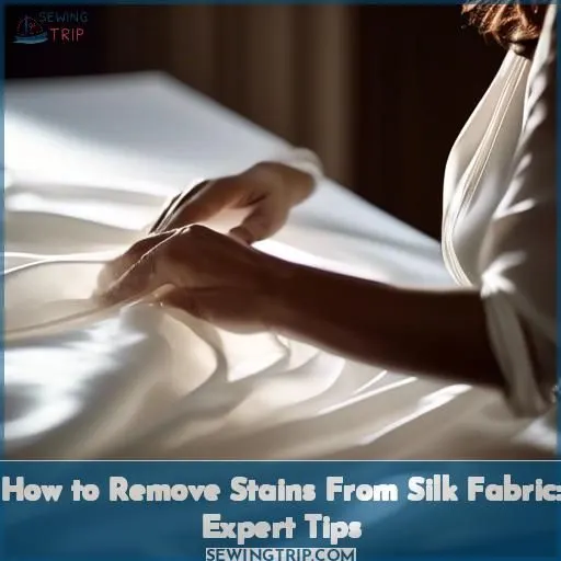 how to remove stains from silk fabric
