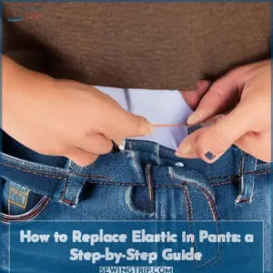 how to replace elastic in pants