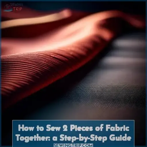 how to sew 2 pieces of fabric together