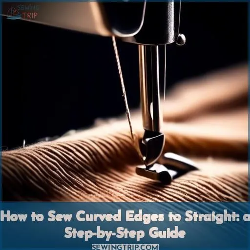 how to sew a curved edge to a straight edge
