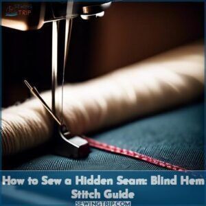 How to Sew a Hidden Seam: Blind Hem Stitch Guide 2 how to sew a hidden seam with a sewing machine