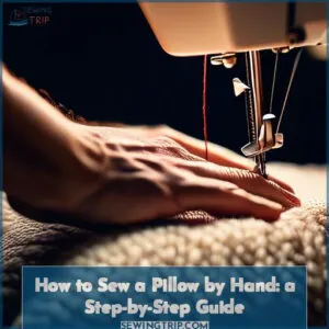how to sew a pillow by hand