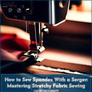 how to sew spandex with a serger