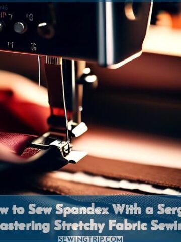 how to sew spandex with a serger