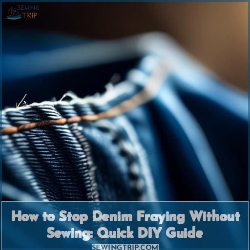 How to Stop Denim Fraying Without Sewing Quick DIY Guide