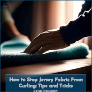 how to stop jersey fabric from curling