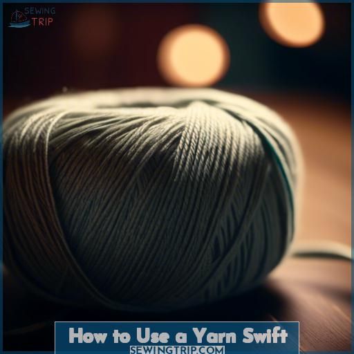 How to Use a Yarn Swift