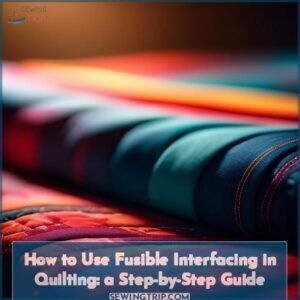How to Use Fusible Interfacing in Quilting: A Step-by-Step Guide 8 how to use fusible interfacing for quilting