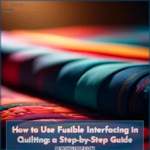 how to use fusible interfacing for quilting