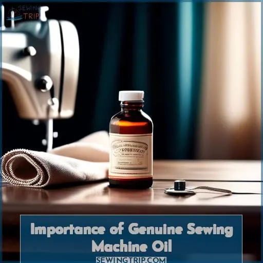 Importance of Genuine Sewing Machine Oil
