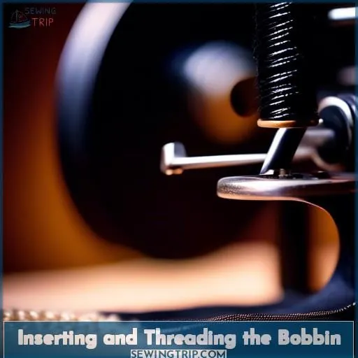 Inserting and Threading the Bobbin