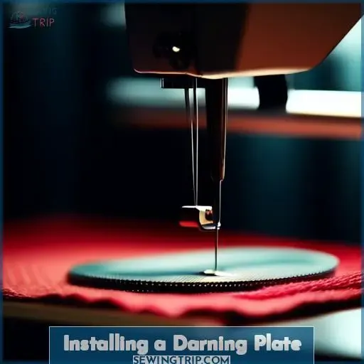 Installing a Darning Plate