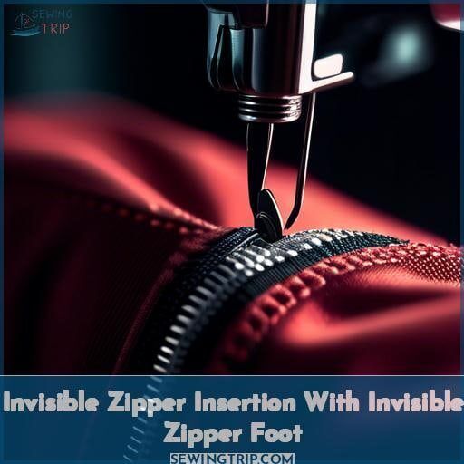Invisible Zipper Insertion With Invisible Zipper Foot Invisible Zipper Insertion With Invisible Zipper Foot