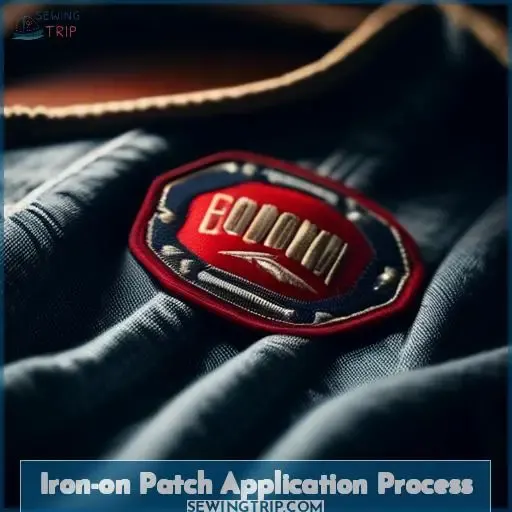Iron-on Patch Application Process