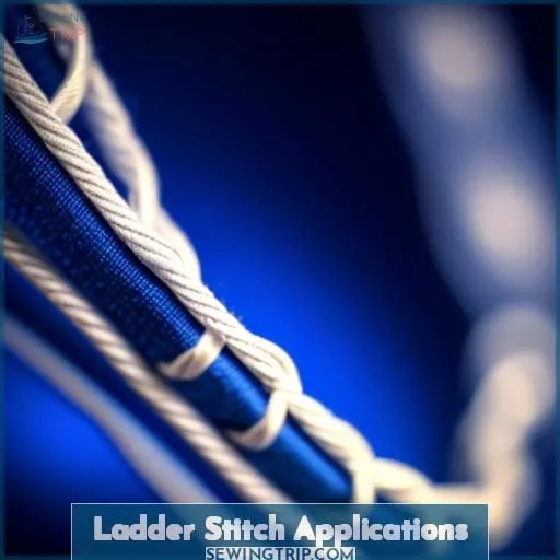 Ladder Stitch Applications