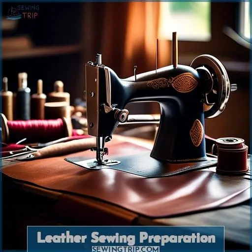 Leather Sewing Preparation