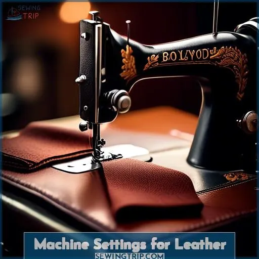 Machine Settings for Leather