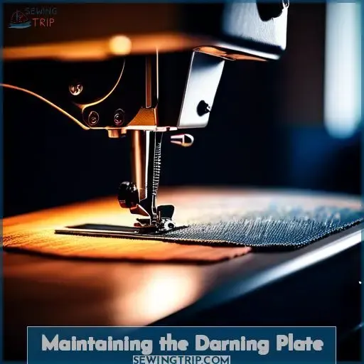 Maintaining the Darning Plate