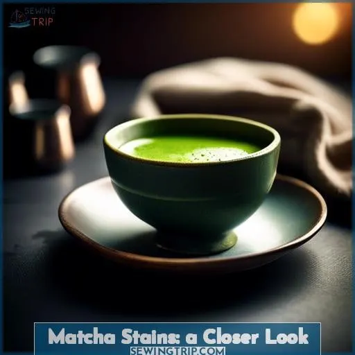 Matcha Stains: a Closer Look
