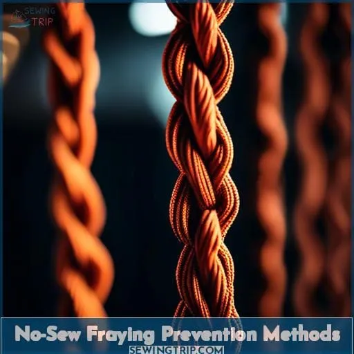 No-Sew Fraying Prevention Methods