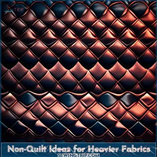 Non-Quilt Ideas for Heavier Fabrics