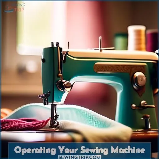 Operating Your Sewing Machine