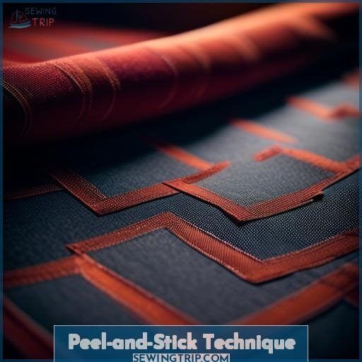 Peel-and-Stick Technique Peel-and-Stick Technique