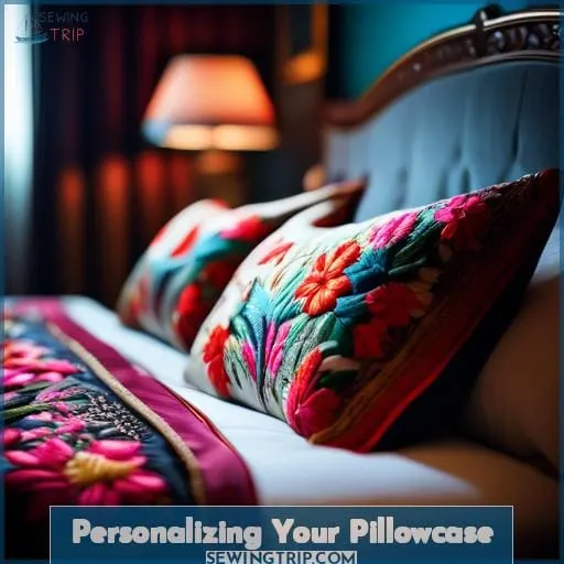 Personalizing Your Pillowcase