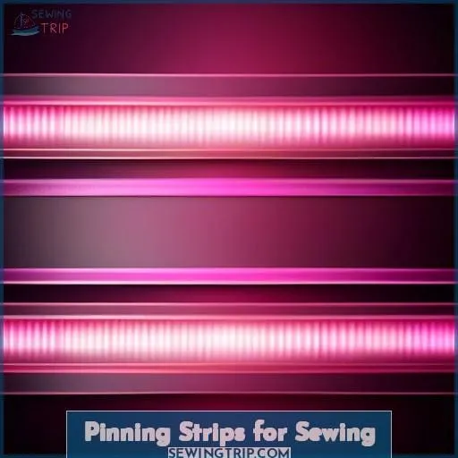 Pinning Strips for Sewing