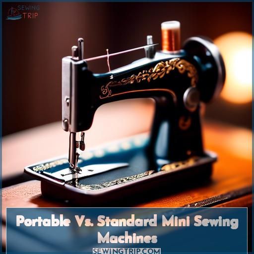 Portable Vs. Standard Mini Sewing Machines