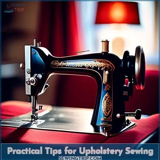 Practical Tips for Upholstery Sewing