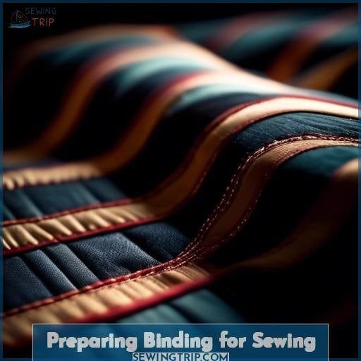 Preparing Binding for Sewing Preparing Binding for Sewing