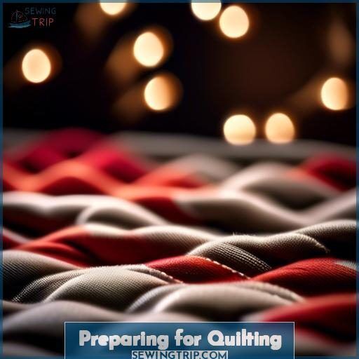 Preparing for Quilting Preparing for Quilting