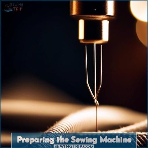 Preparing the Sewing Machine Preparing the Sewing Machine