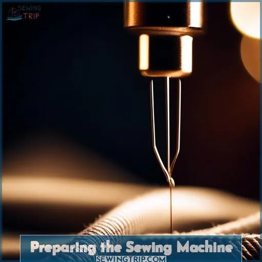 Preparing the Sewing Machine