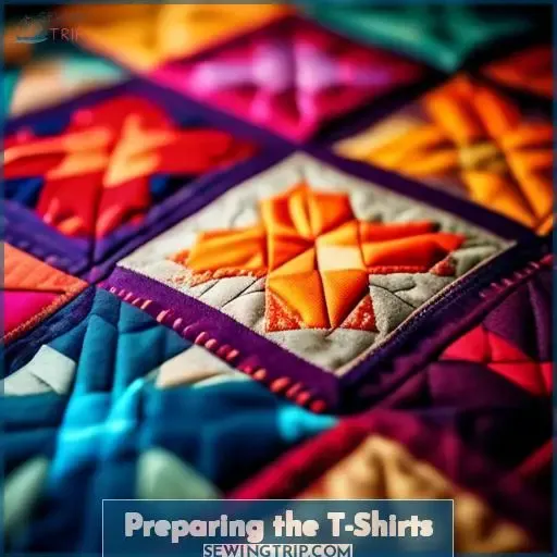 Preparing the T-Shirts