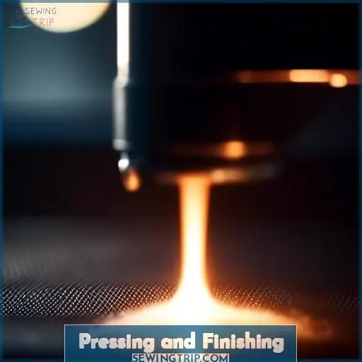 Pressing and Finishing