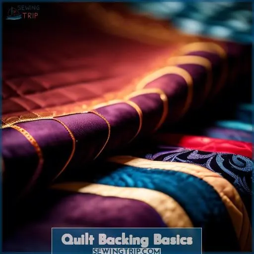 Quilt Backing Basics