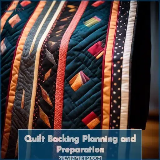 Quilt Backing Planning and Preparation