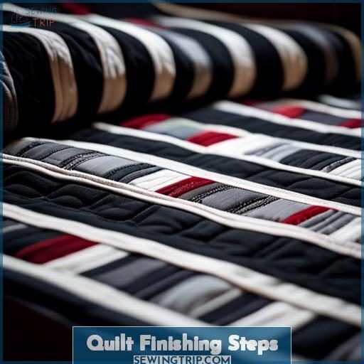 Quilt Finishing Steps Quilt Finishing Steps