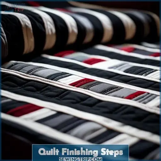 Quilt Finishing Steps