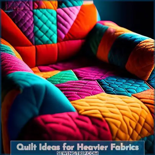 Quilt Ideas for Heavier Fabrics