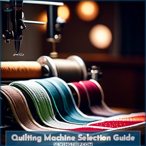 Quilting Machine Selection Guide Quilting Machine Selection Guide