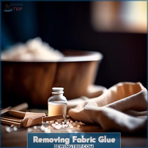 Removing Fabric Glue