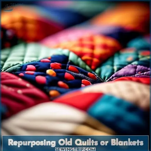 Repurposing Old Quilts or Blankets