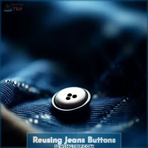 Reusing Jeans Buttons