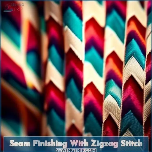 Seam Finishing With Zigzag Stitch